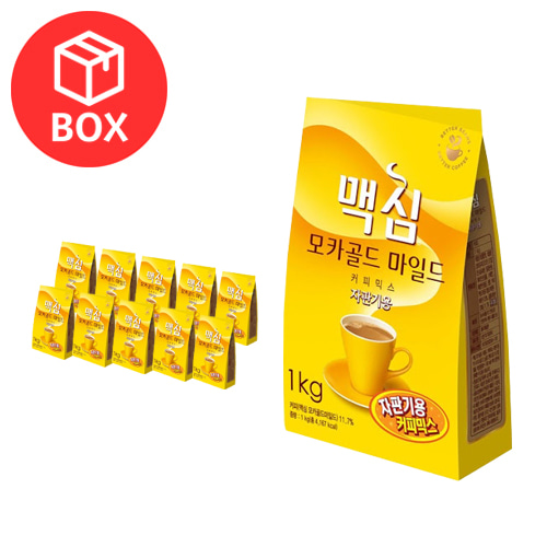 맥심 모카골드 커피믹스1kg X 10개(1박스)