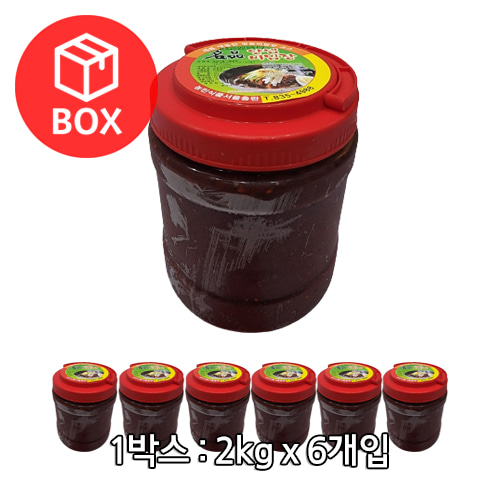 농민식품 명품 비빔장 2kg 1박스(6개)