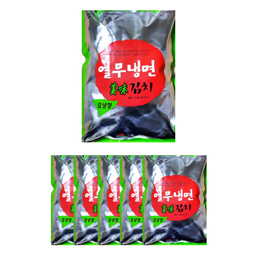 미미 열무김치 1박스(500g 5입 x 6봉)